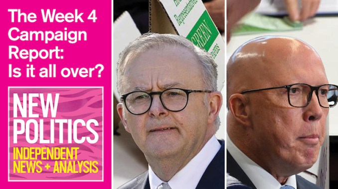 After four weeks of the campaign: Is it all over?