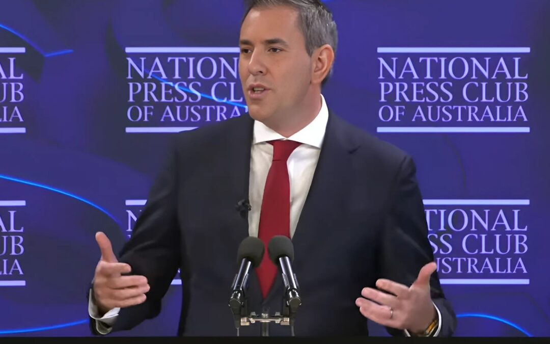 What Jim Chalmers told the National Press Club about productivity and what it means for the built environment