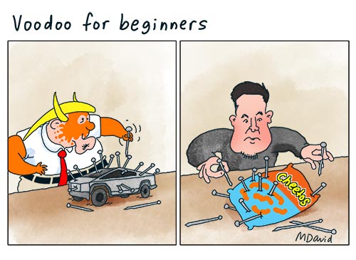 CARTOONS: Donald and Elon divorce — the end of an error
