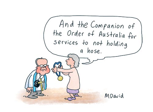 Morrison’s Companion of the Order for Gaslighting Australia