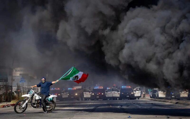 Tourists shun Trump’s America even before LA riots