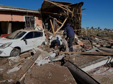 South African president to visit flood sites with death toll at 78