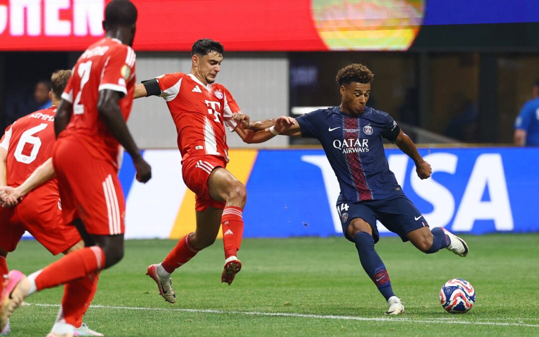 Nine-man PSG into Club World Cup semis with wild 2-0 win over Bayern Munich