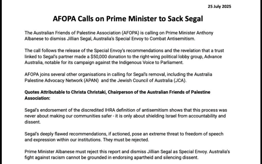 Segal seeking to put uni’s “under control of a political lobby”