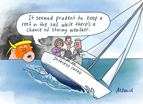 CARTOONS: RBA's 'Trump trade war' excuse holds no interest for borrowers