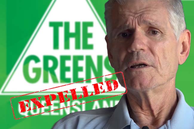 Greens founder Drew Hutton expelled in party's identity war