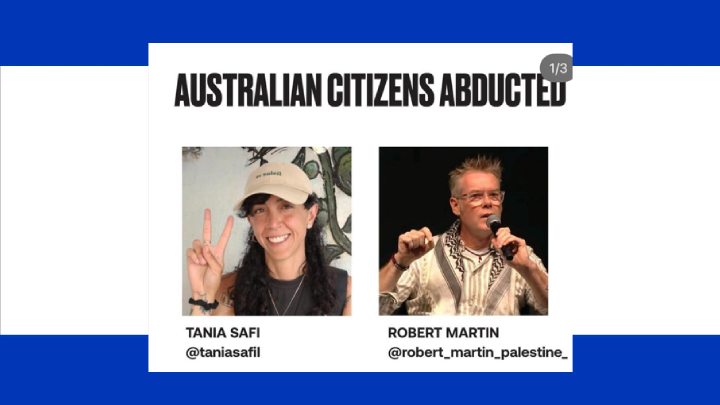 Israel Has Illegally Abducted and Detained Two Australian Citizens in International Waters