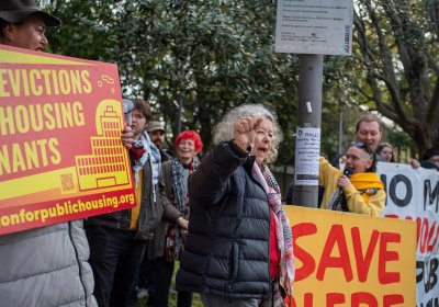 Housing activists protest Glebe public housing demolition