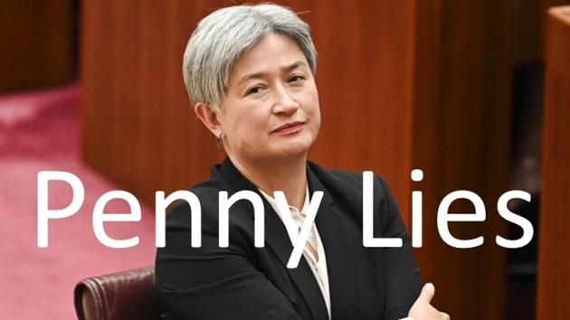 Penny Wong lies to Parliament about Australia supplying weapon parts to Israel