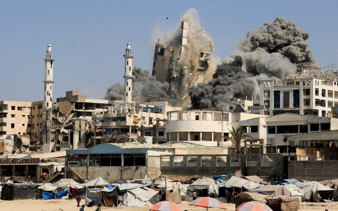 Israel destroys Gaza’s tallest residential building