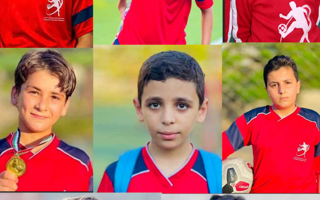 Israel killed 10 children from this football youth academy in Gaza