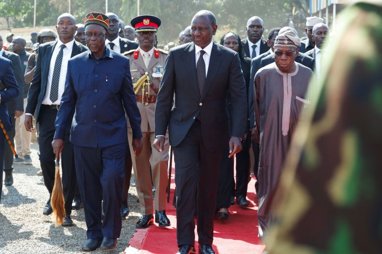 Kenya’s revered opposition leader Raila Odinga being laid to rest