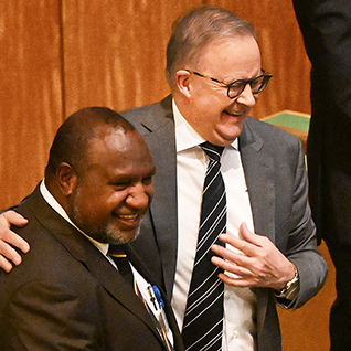 Fifty years later, an alliance with PNG