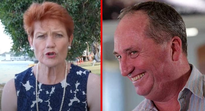 Racist Bigot To Be Replaced By Drunk Adulterer As Head Of One Nation