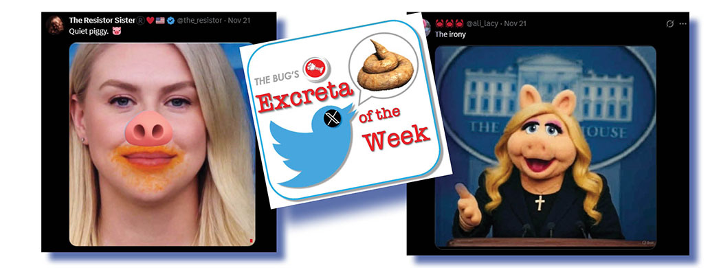 A true pig of a man!