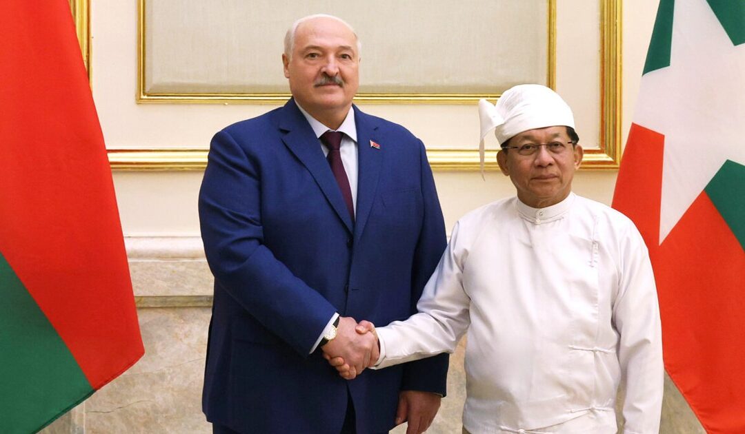 Belarus’s Lukashenko becomes second only leader to visit Myanmar since coup