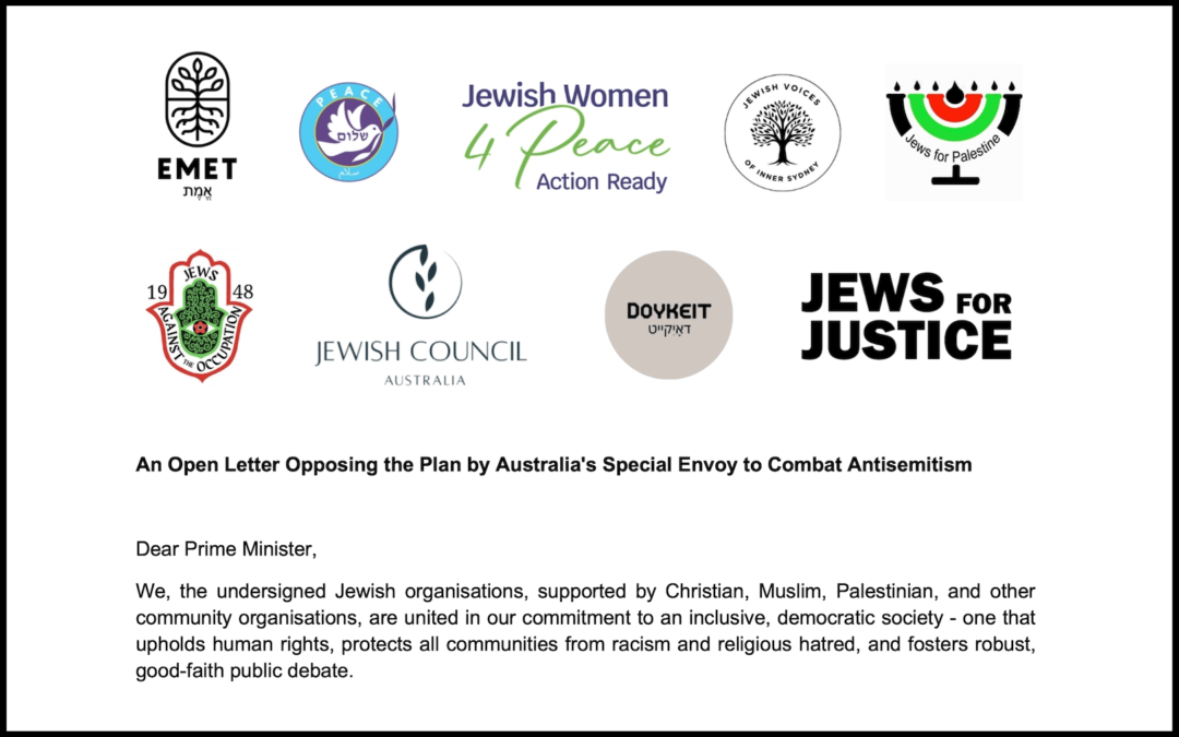 Segal “threatening Australia’s freedoms and democracy”, Jewish groups warn