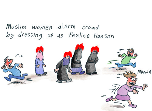 CARTOONS: Pauline Hanson is playing dress-ups again