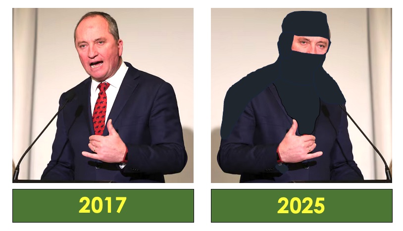 Barnaby Joyce joins national team*