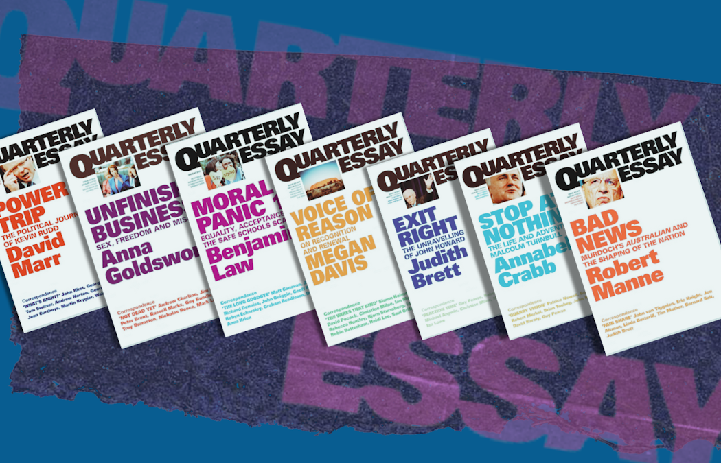 Over 100 issues, Quarterly Essay has generated news, controversy – and the occasional explosive scene