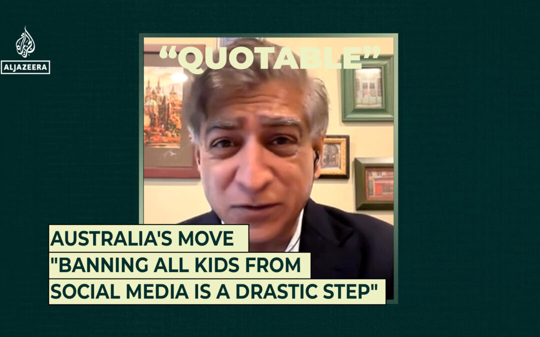 Australia’s move “banning all kids from social media is a drastic step”