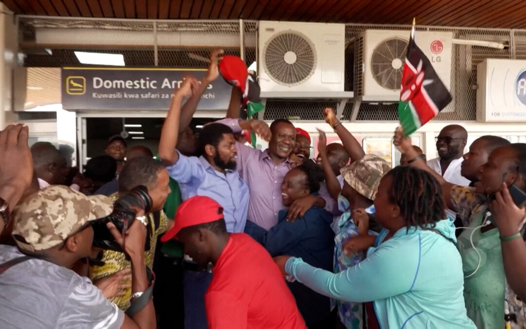 Freed Kenyan activists allege mistreatment after month in Ugandan detention