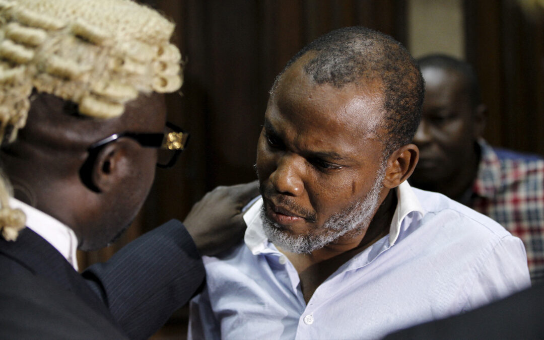 Separatist leader Kanu sentenced to life in prison in Nigeria