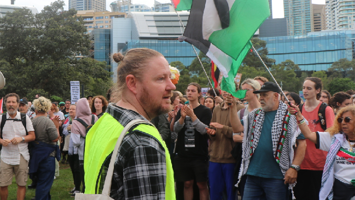 “The Police Attacked Us”: Activist Josh Lees on Protesting the Indo Pacific Weapons Fest