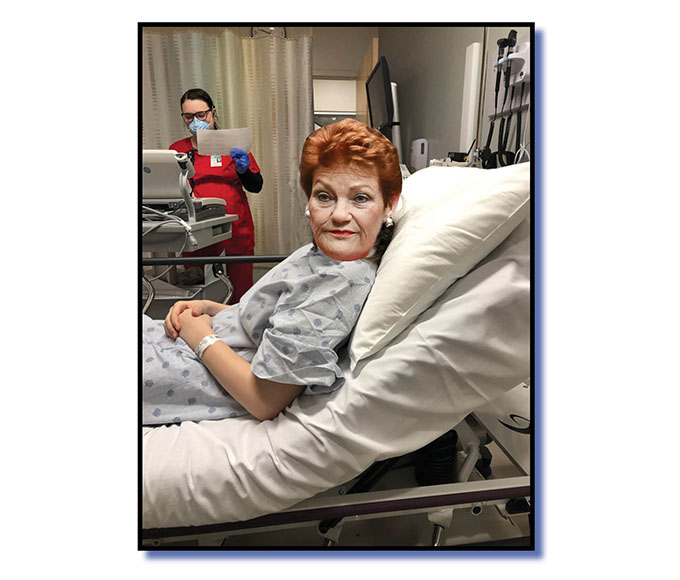 Shock vision floors Aunty Pauline!