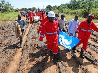 Kenyan landslide death toll rises to 26 as flash floods hamper search for survivors