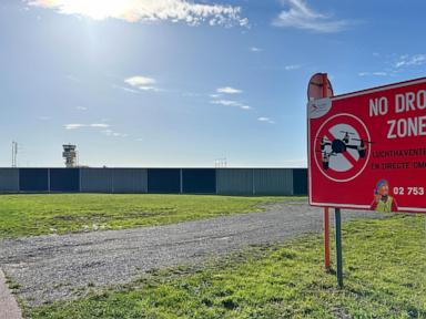 Drone sightings halt flights at major European cargo airport in Belgium