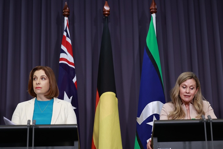 Comms Minister Anika Wells rejects the premise of liberal democracy