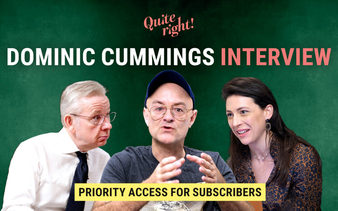 ‘Boris didn’t care!’: Dominic Cummings on lawfare, lockdowns & the broken British state | part one