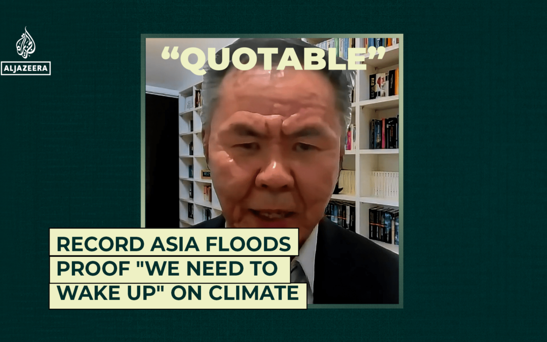 Record Asia floods proof “we need to wake up” on climate
