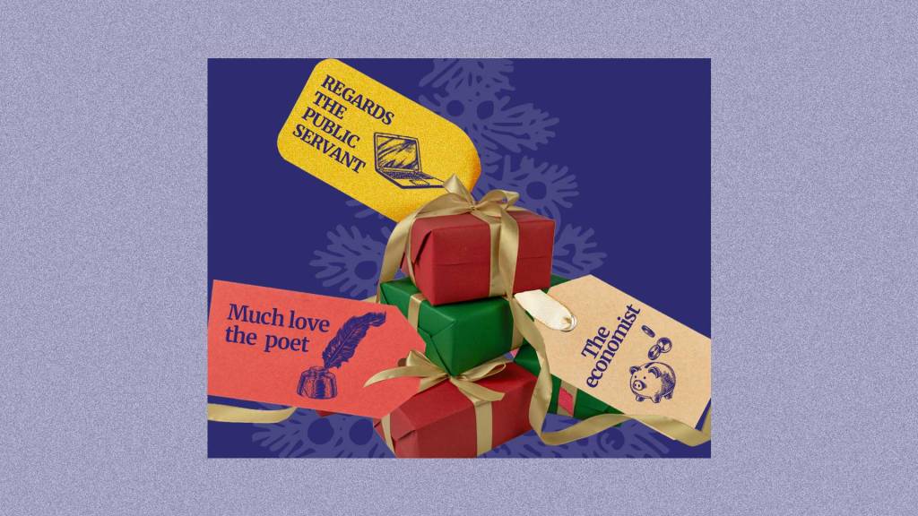 Who buys the most thoughtful presents: Poet, economist, or public servant?