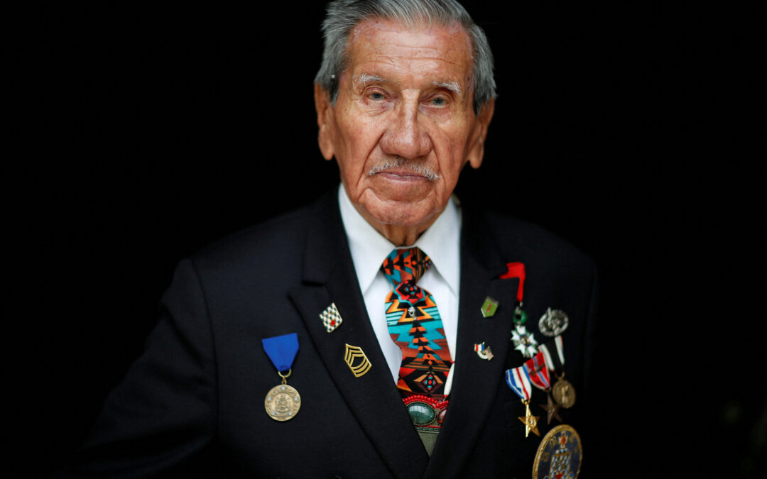Last Native American WWII D-Day vet Charles Shay dies at 101
