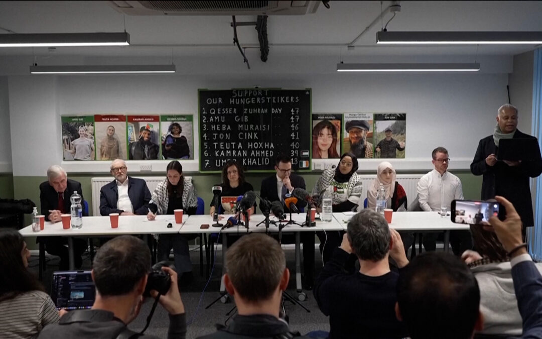 Pro-Palestinian hunger strikers face death in jail, doctors say