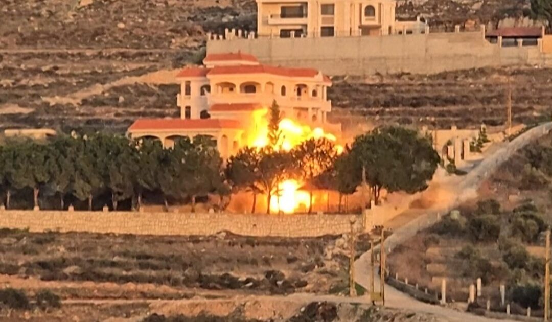Another devastating Israeli strike on Lebanon captured on video