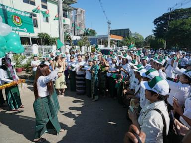 Resistance forces in Myanmar detain candidate in election, state media report