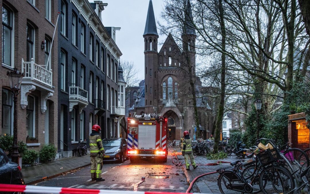 Firework accidents kill two in Netherlands as fire ravages Amsterdam church