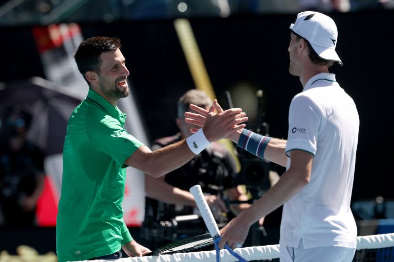 Djokovic eases past qualifier Maestrelli at Australian Open
