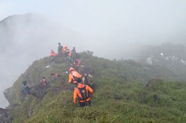 Indonesian rescuers find wreckage of plane that had 11 people on board