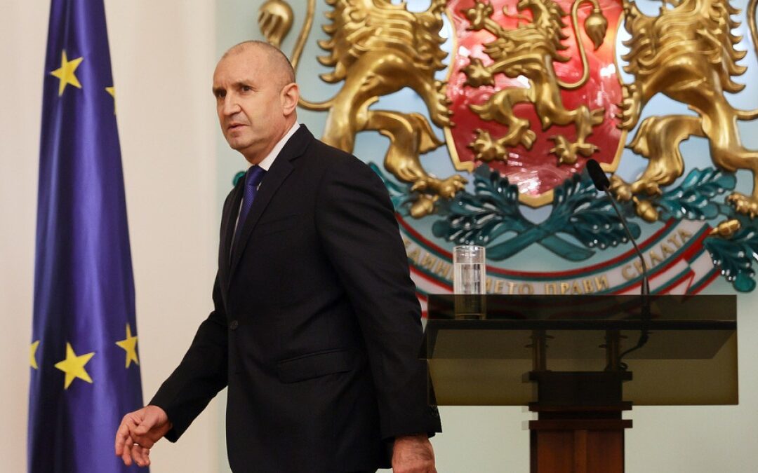 Bulgaria’s president says he is stepping down ahead of snap elections
