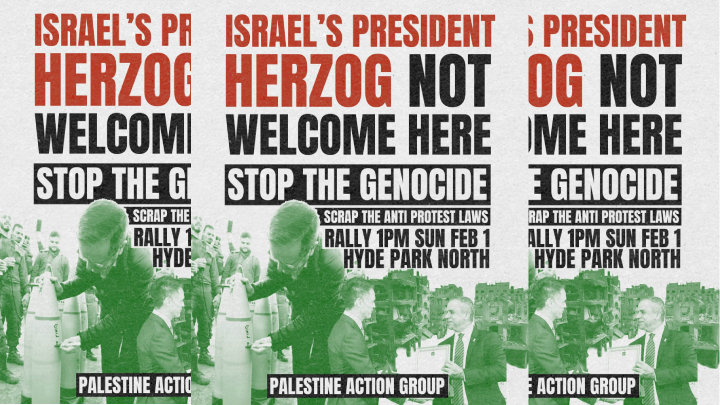 Calls for the AFP to Investigate the Israeli President for Inciting Genocide Ahead of Visit