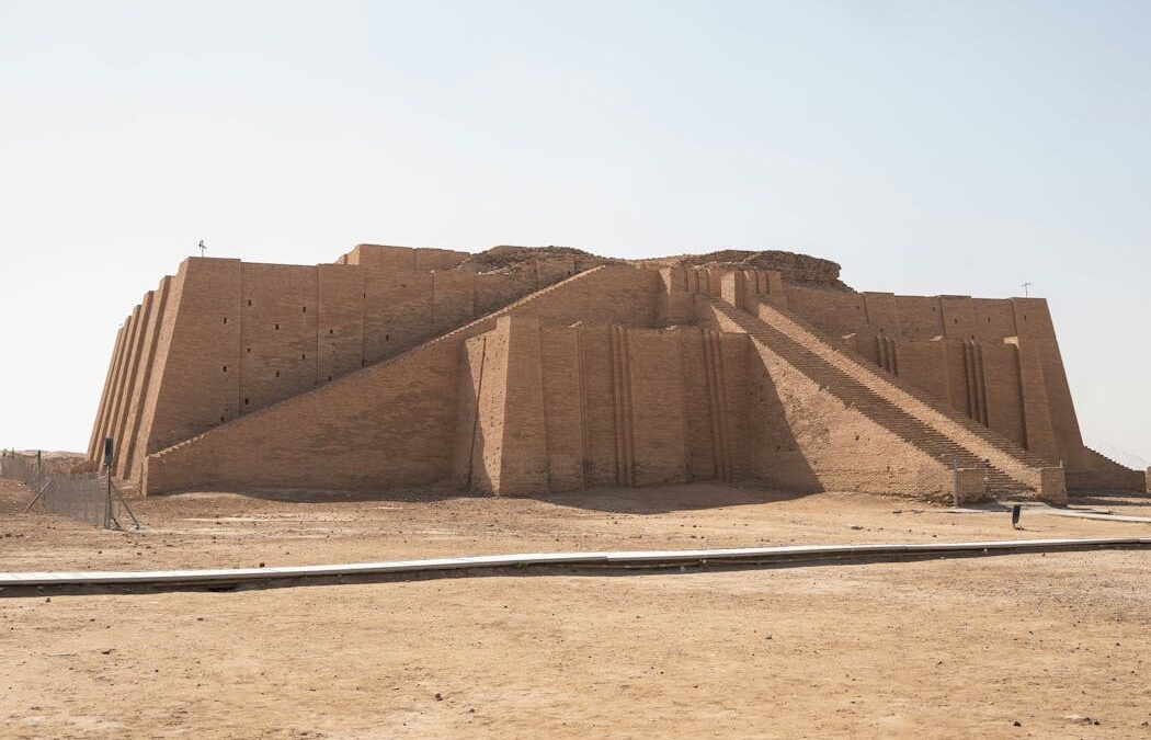 In ancient Mesopotamia, what was a ziggurat?