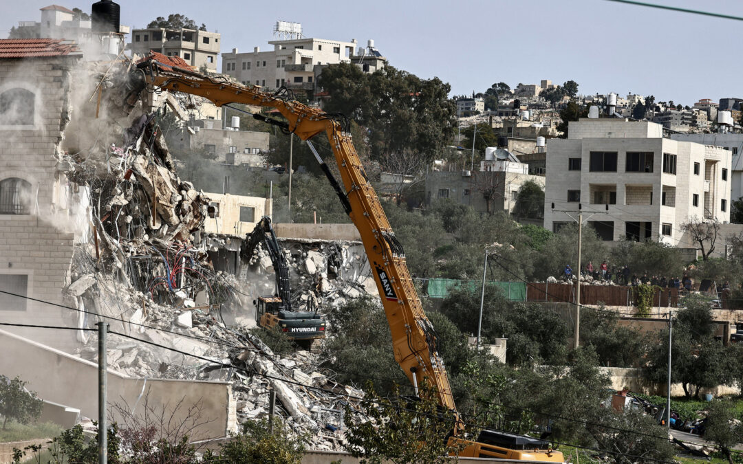 Israel demolishes three Palestinian homes in occupied West Bank