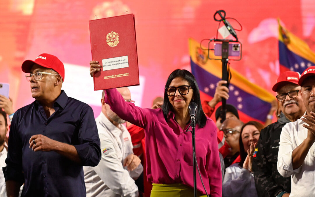 Venezuela signs law opening up oil sector as US eases sanctions