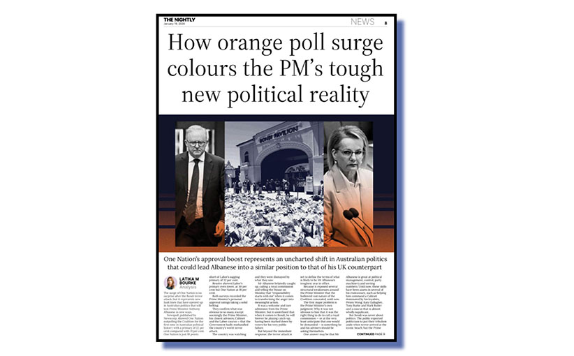 Orange is the new tack for Bourke