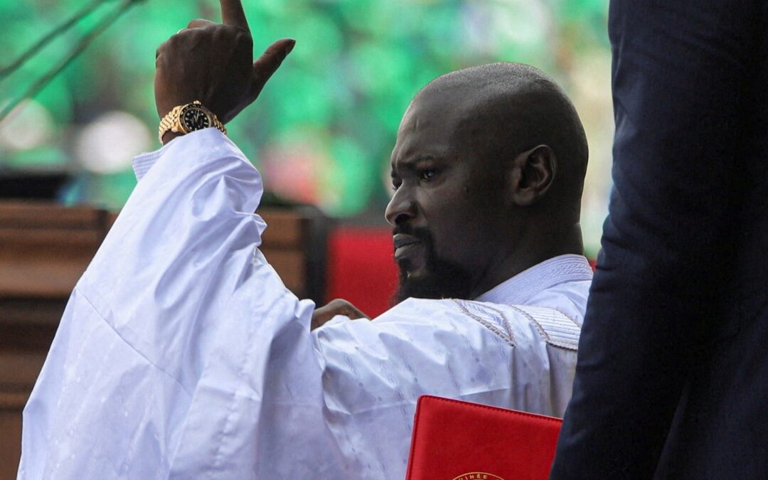 Military leader Doumbouya sworn in as Guinea’s president
