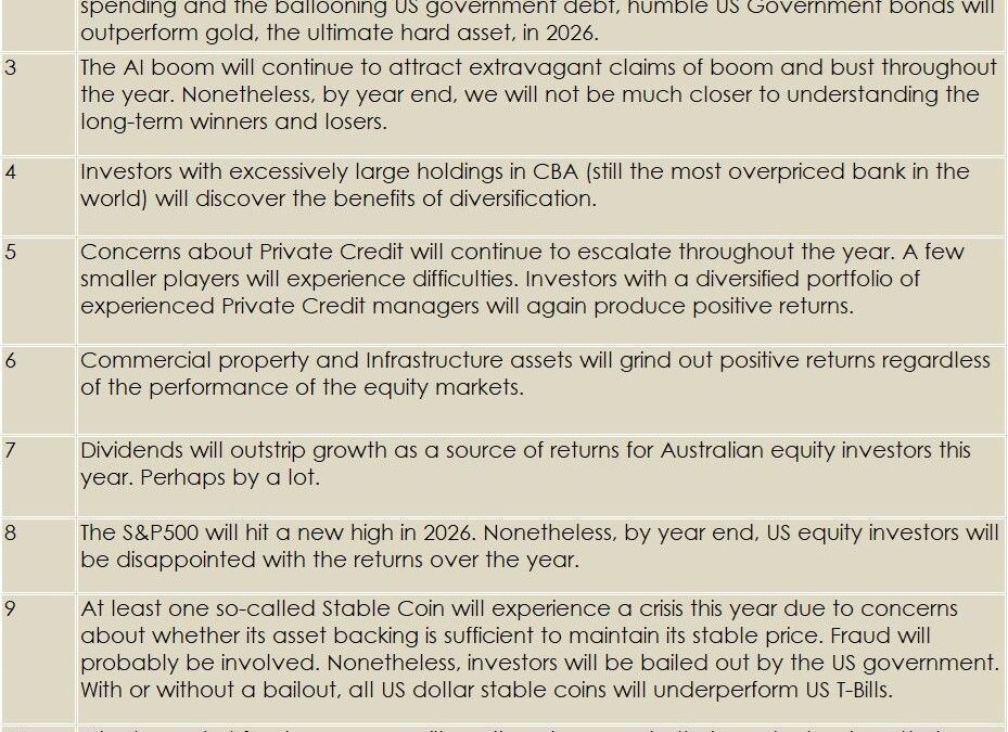 10 fearless forecasts for 2026